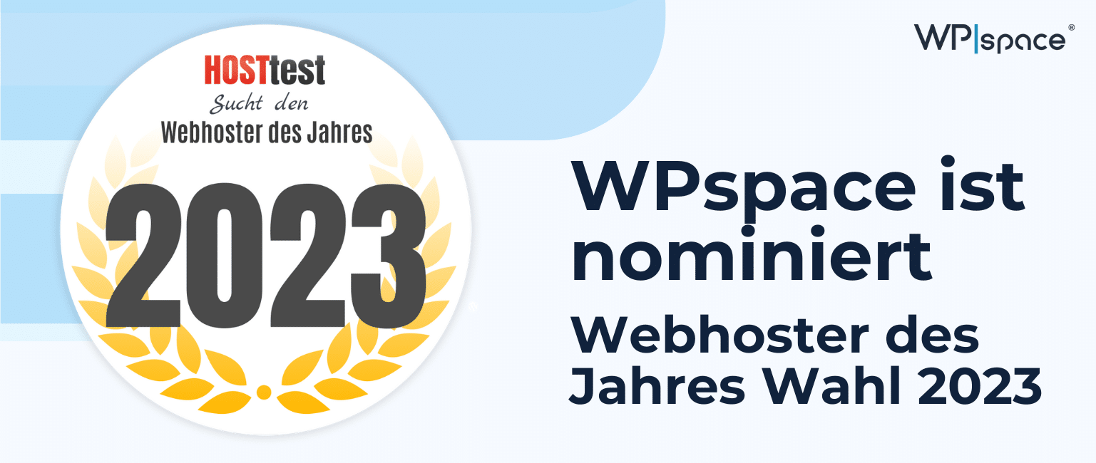 WPspace bei der Webhoster des Jahres Wahl 2023