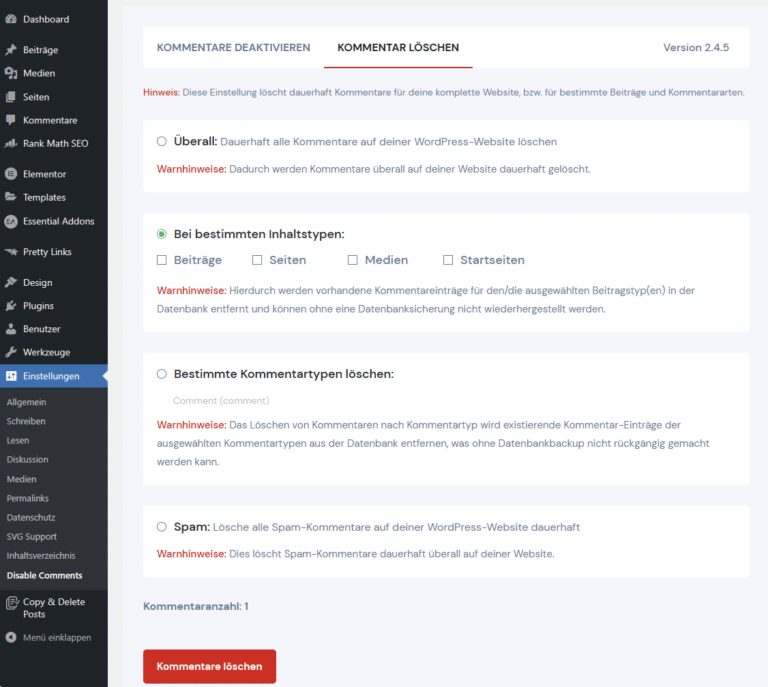 WordPress Kommentare deaktivieren: Einfache Anleitung [2026]