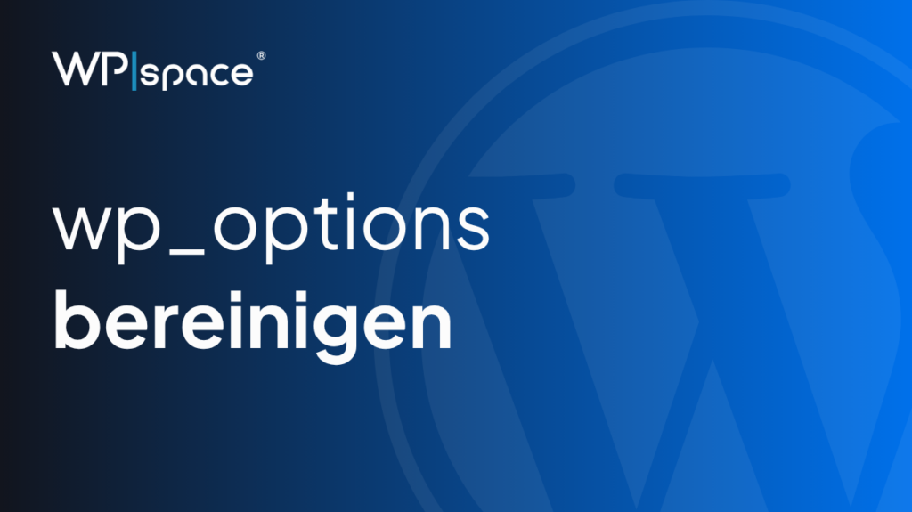 Blogtitelbild für wp_options bereinigen