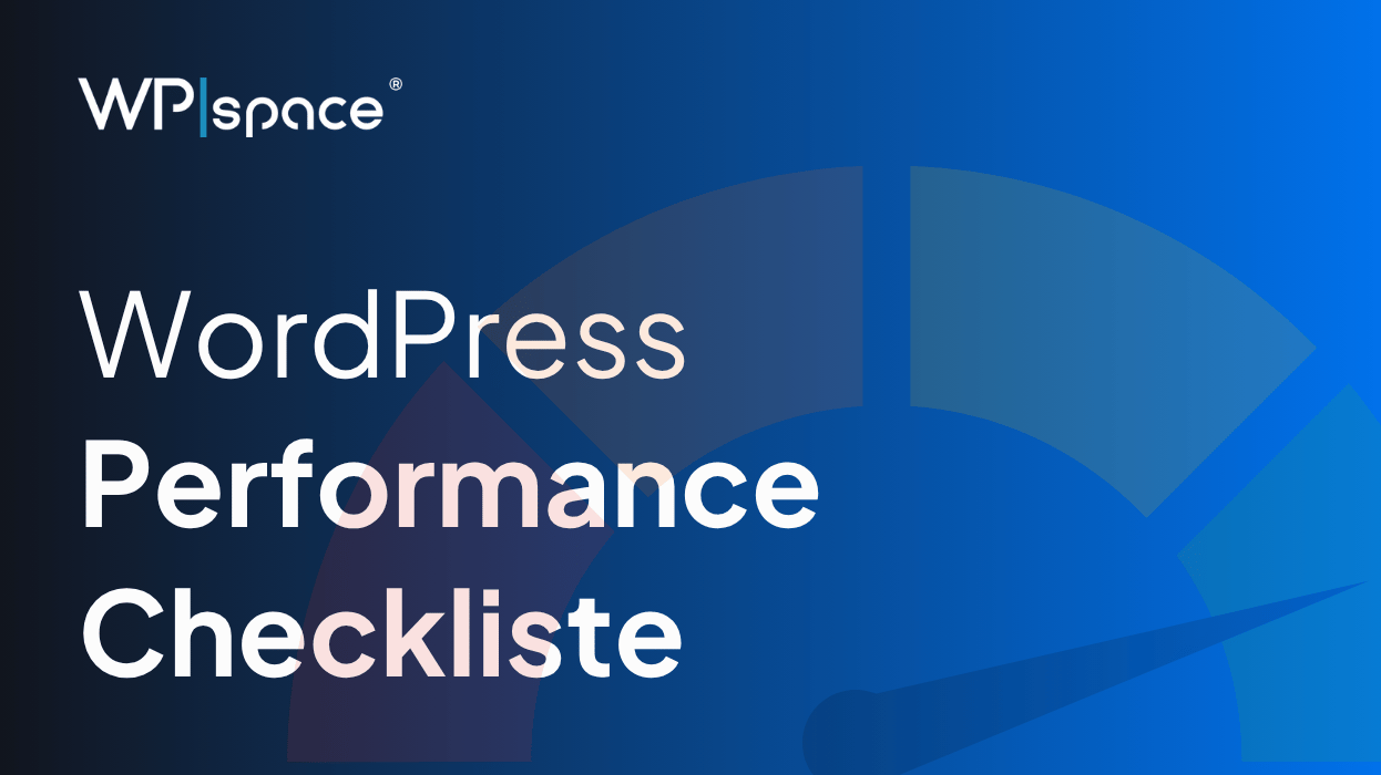 WordPress Performance Checklist