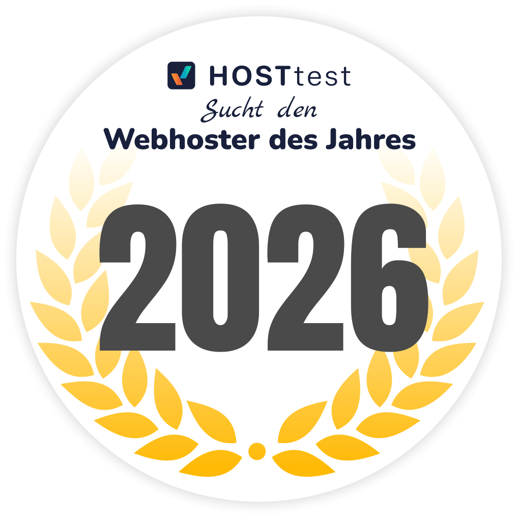 WPspace nominiert zum Webhoster des Jahres 2026 Badge